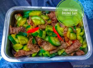 Foto resep Tumis Zuchini Daging Sapi