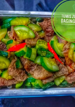 Foto resep Tumis Zuchini Daging Sapi