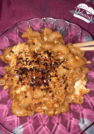 Foto resep Macaroni Spicy Egg