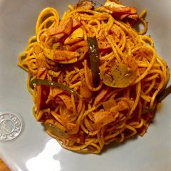 A picture of Japanese Spaghetti NAPOLITAN.