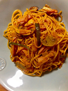 A picture of Japanese Spaghetti NAPOLITAN.