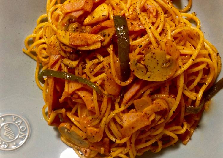 Steps to Prepare Perfect Japanese Spaghetti NAPOLITAN