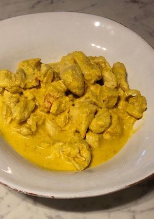 Une photo de Poulet korma