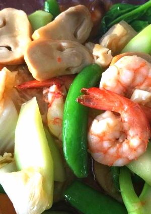รูปของ ผัดผักรวมกุ้ง