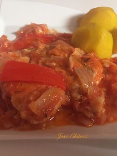 Una foto de Pescado encebollado”Sin grasas”