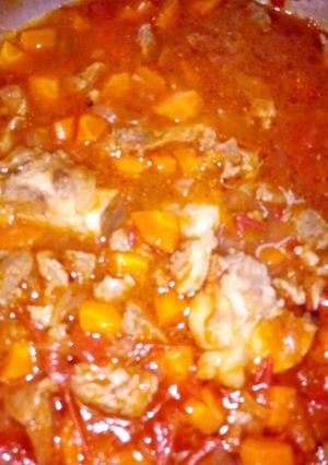 A picture of Stewed beef.