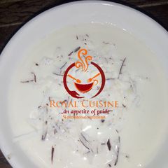 Royal cuisine coconut pap A picture of Royal cuisine coconut pap.