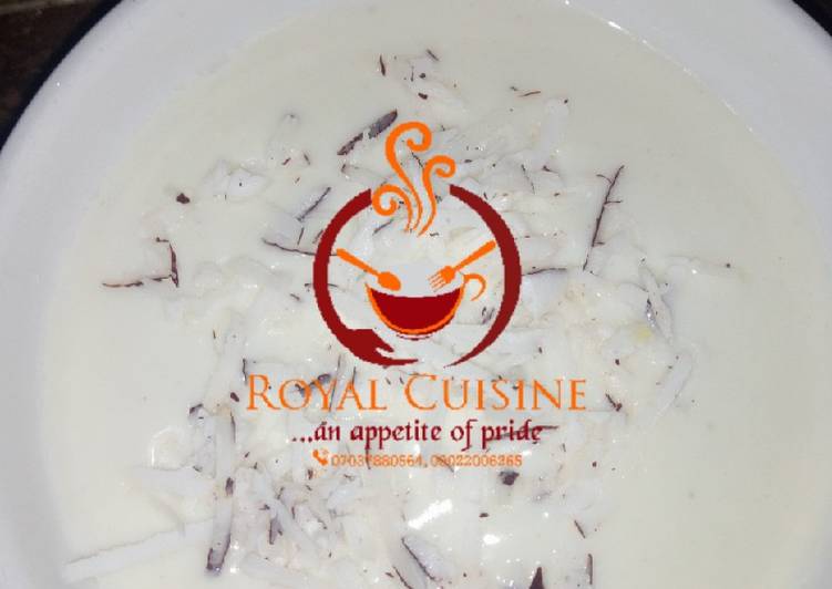 Simple Way to Make Ultimate Royal cuisine coconut pap