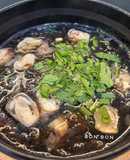 Canh Nấm Rơm Rong Biển Chay