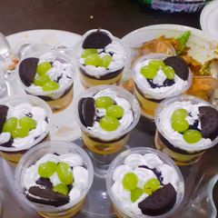 A picture of Chocolates custard delights.