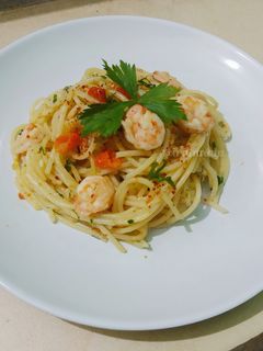 Foto resep Spaghetti Aglio e Olio