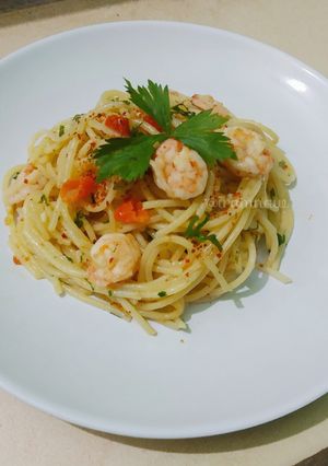 Foto resep Spaghetti Aglio e Olio