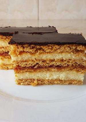 Mézes krémes recept fotója