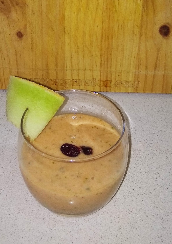 Una foto de Batido de frutas de desayuno