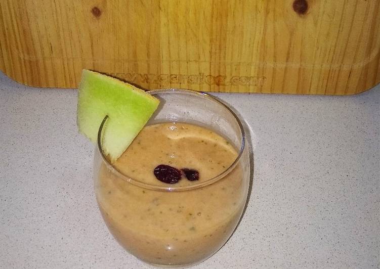 Batido de frutas de desayuno