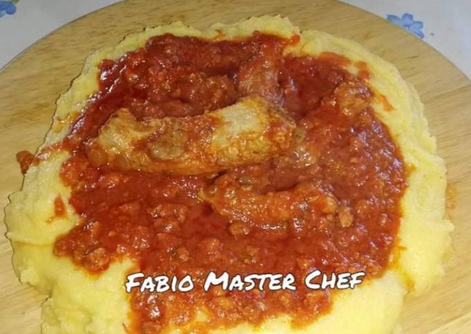 Ricetta di Ultimate Polenta con Costine di Maiale