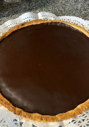 Foto di Crostata al cioccolato fondente🥧🍫