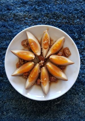 Hình của món Trứng Ngâm Nước Tương.