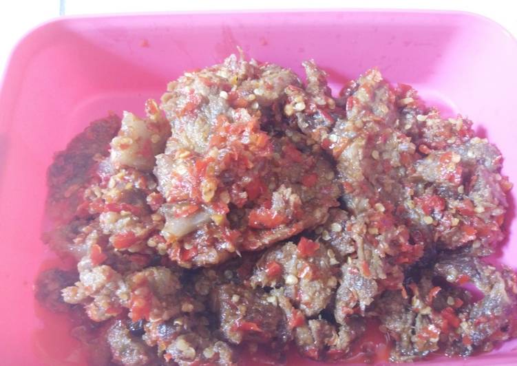 Anti Ribet, Buat Dendeng balado basah Enak