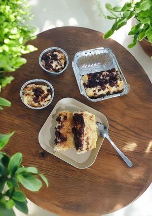 Foto resep Puding Roti Lipat Keju