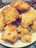 Buñuelos de banana o manzana