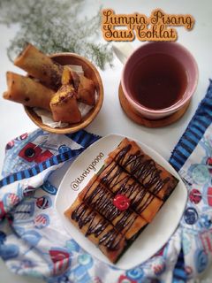 Foto resep #294. Lumpia Pisang Saus Coklat