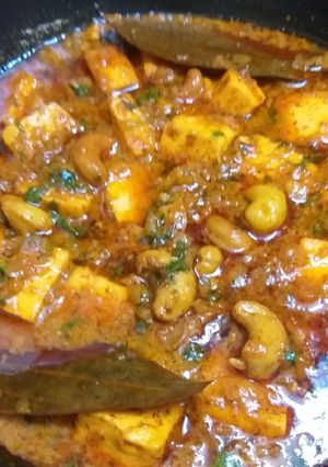 काजू पनीर मसाला (kaju paneer masala recipe in Hindi) रेसिपी मुख्य फोटो