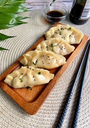 Una foto de Gyozas caseras