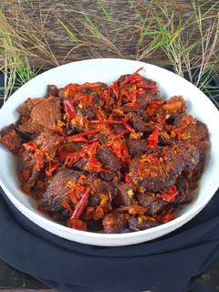 Foto resep Dendeng Badaruak (balado kering)