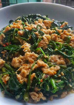 Foto resep Sambel Tempe Kangkung