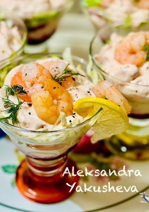 A picture of Delicate shrimp cocktail.