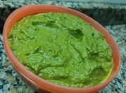 Una foto de dip de espinaca