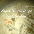 Sayur Buncis Tempe Kuah Santan