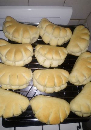 Una foto de Pan casero, mini corderos!