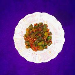 Bhindi Masala"Or"Ladies Finger Dry Gravy A picture of Bhindi Masala"Or"Ladies Finger Dry Gravy.