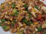 Tumis Buncis Telur Kornet