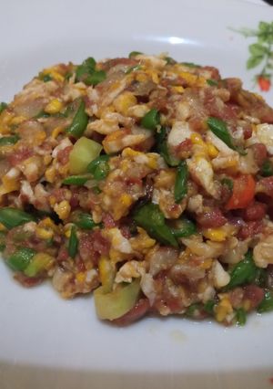 Foto resep Tumis Buncis Telur Kornet