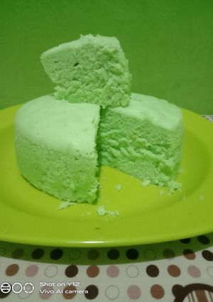 Foto resep 🌿Steamed Pandan Cake🌿