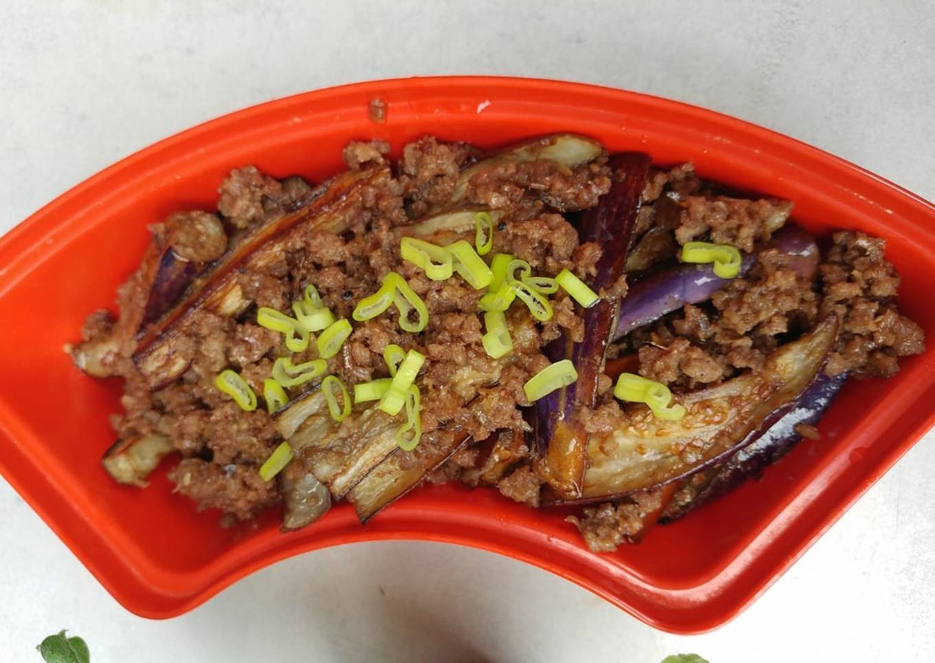 Eggplant with minced pork