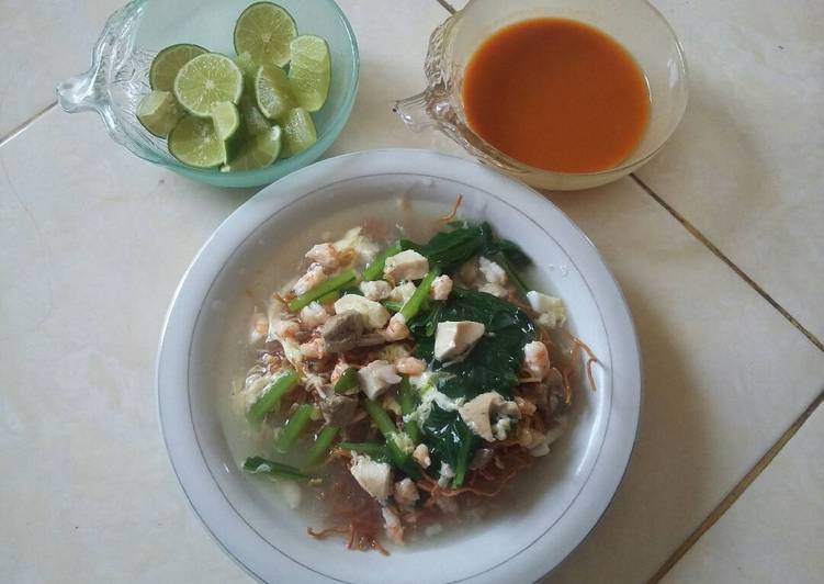 Langkah memasak Mie kering khas makassar Anti Gagal