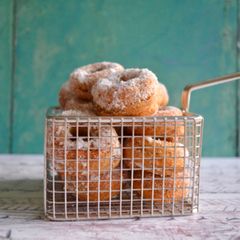 Mini Banana Bread Donuts A picture of Mini Banana Bread Donuts.