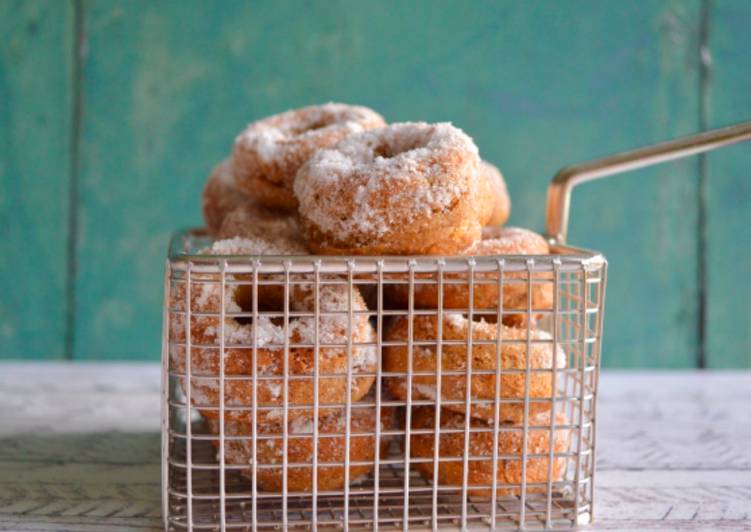 Recipe of Homemade Mini Banana Bread Donuts