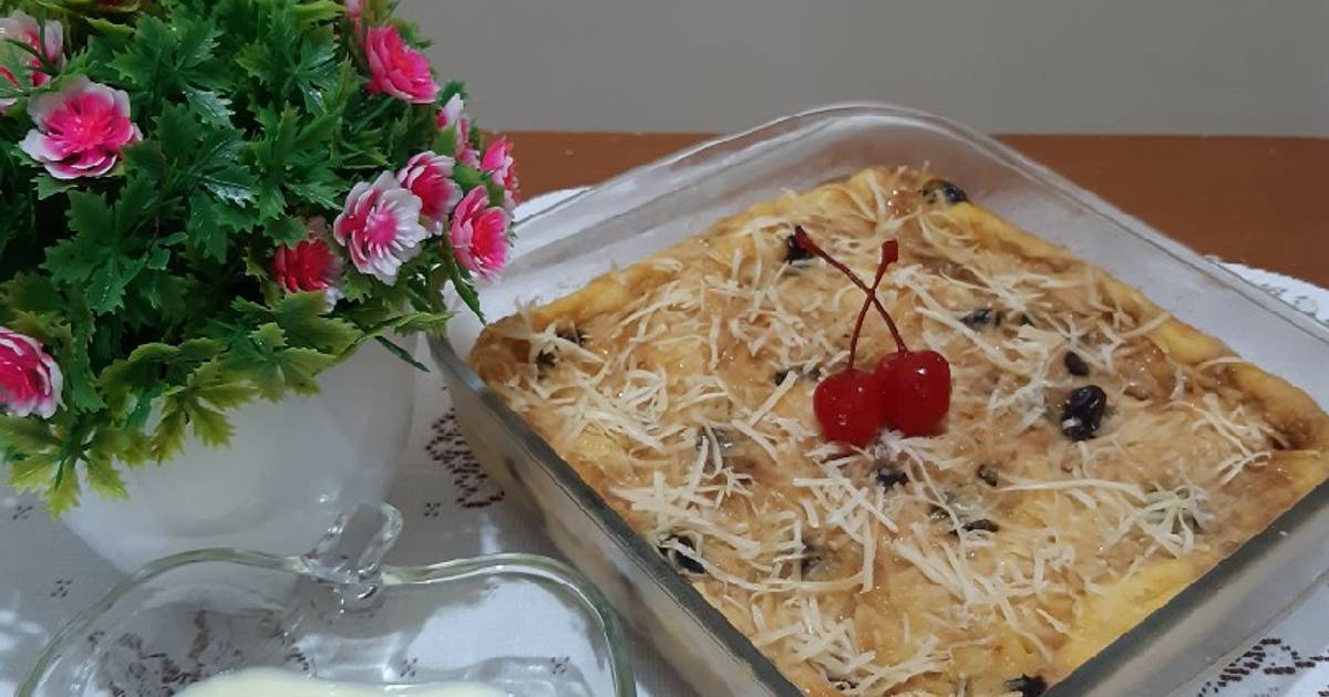 305 resep  puding roti  panggang  enak dan sederhana Cookpad