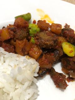 Foto resep Sambal goreng kentang-ampela ati-pete