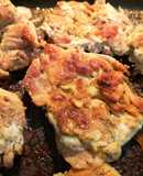 Filetes de pierna de pollo a la plancha