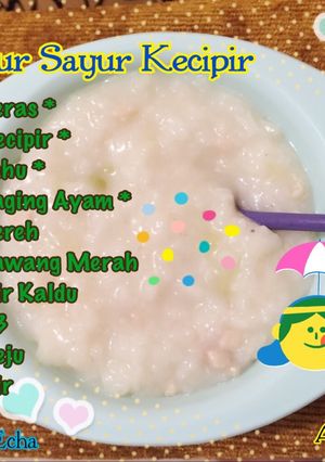 Foto resep Bubur Sayur Kecipir (Mpasi 9+)