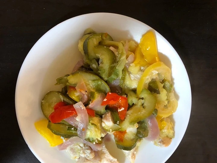 Simple Way Make Recipe Lemon Garlic Zucchini Chicken that is Can Pamper Your Tongue, So Delicious}