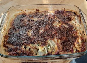 Une photo de Gratin de blettes au mascarpone