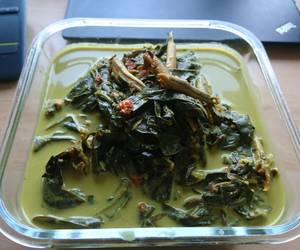 Resep Mudah Gulai pucuk ubi  daun singkong jualan di Belanda Enak Sederhana