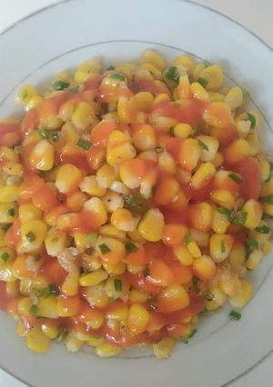 Hình của món Bắp xào bơ.